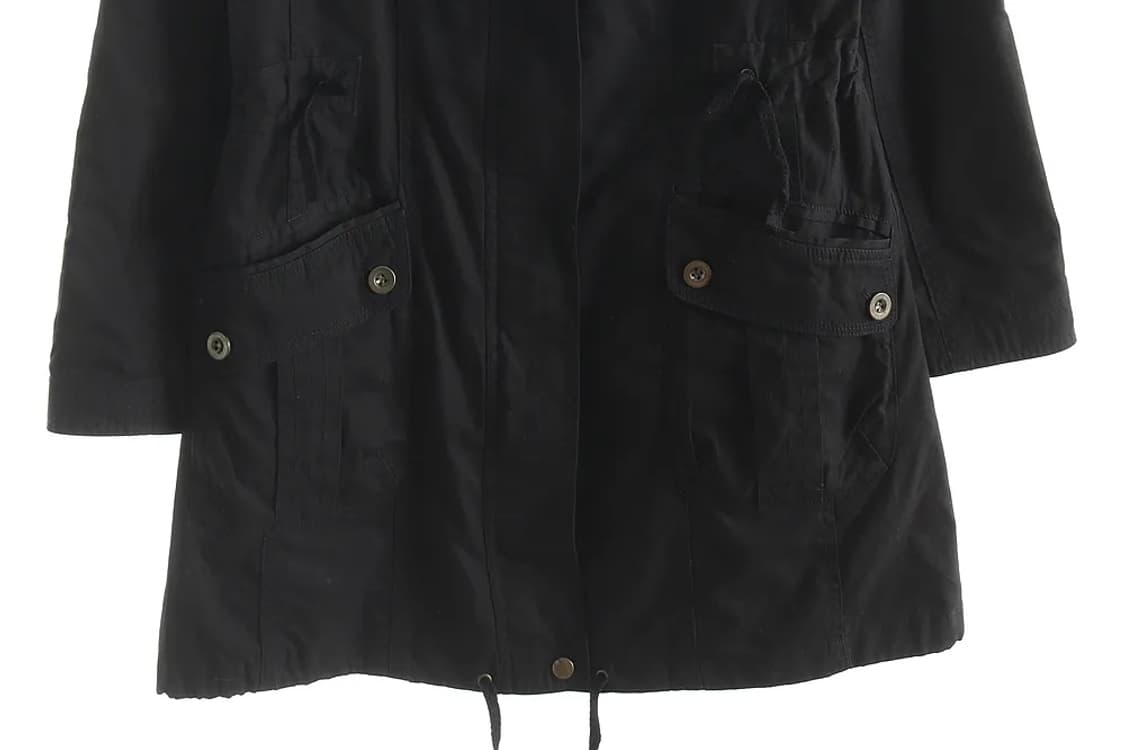 CLEF DE SOL 퍼 야상 자켓 퍼 후드 y2k 와투케 펑크 punk 상품이미지4