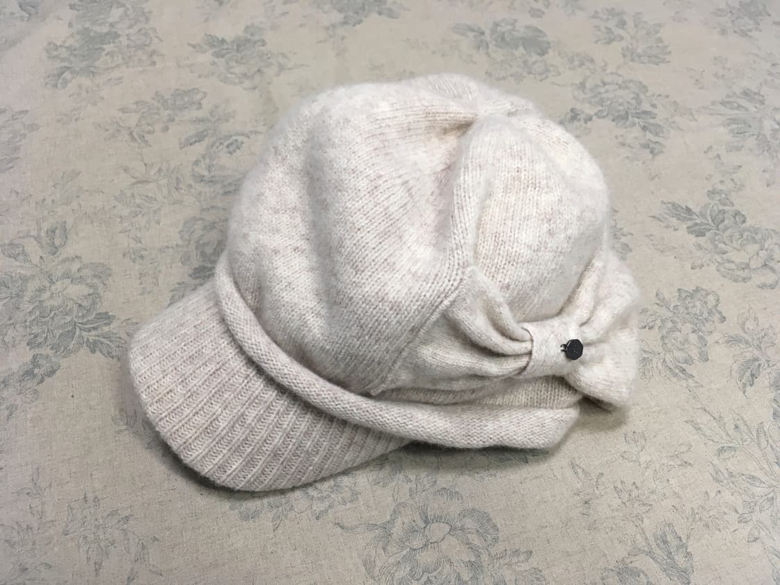 [select] oatmeal ribbon hat 상품이미지1