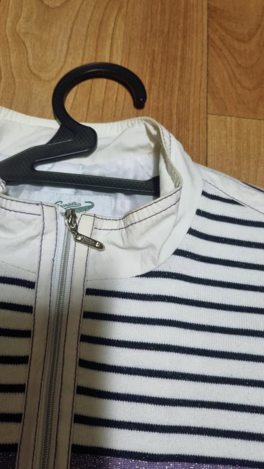 빈티지 하트 스트라이프 긴팔 자켓 바람막이 상품이미지2