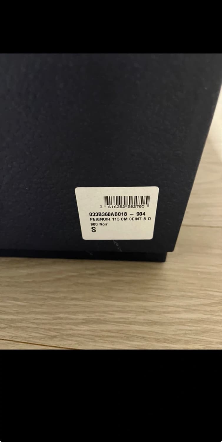 디올 남성한정 벨벳 로브가운 새상품  상품이미지5