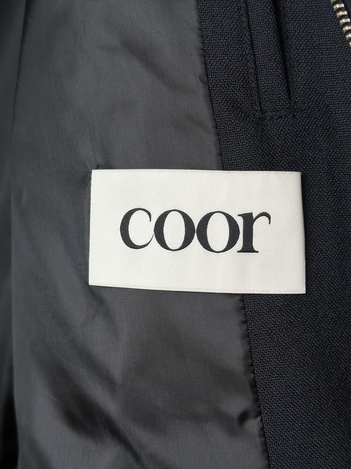 COOR 버진 울 크롭 점퍼 (다크네이비, M/민트급) 상품이미지5