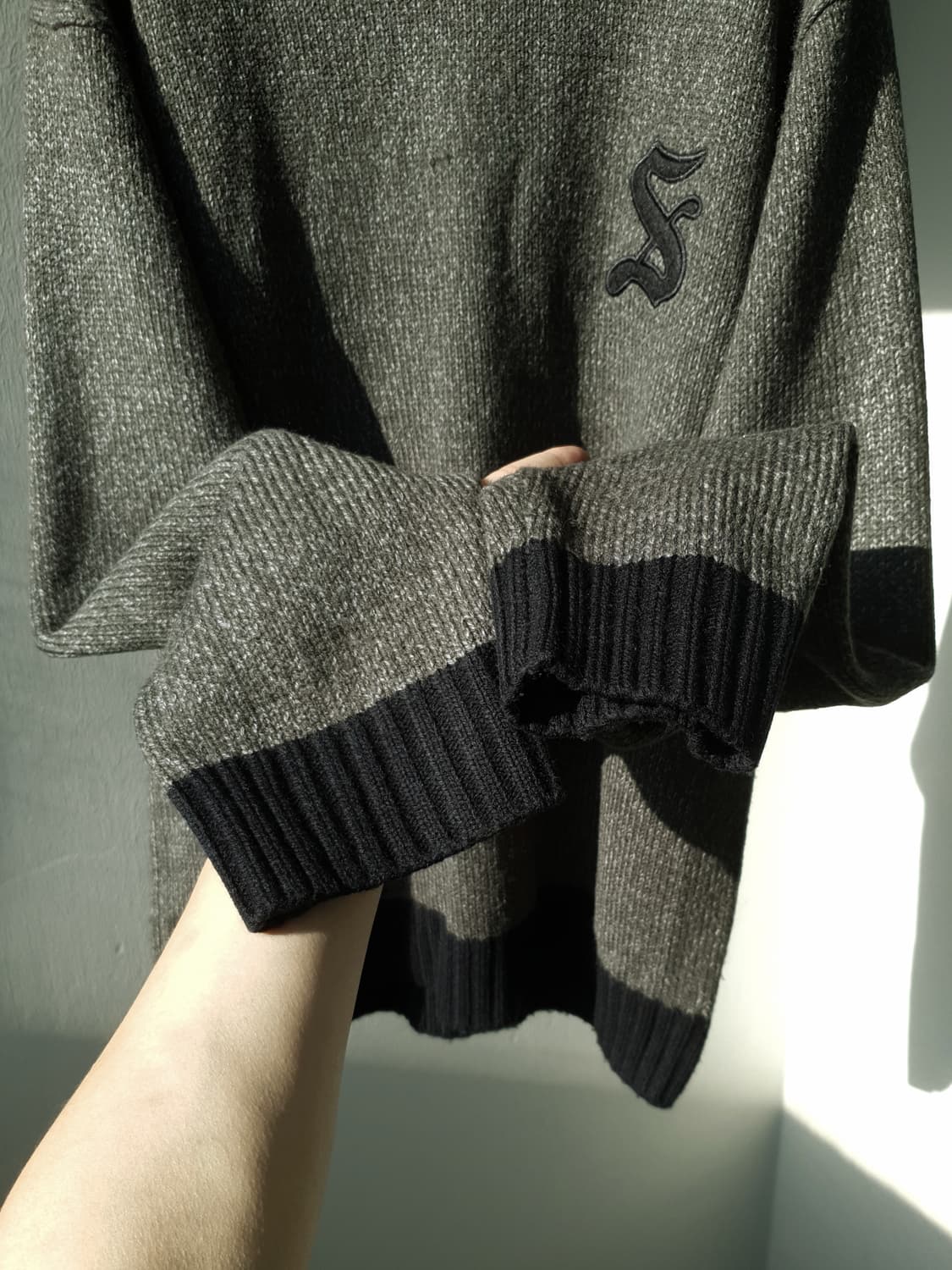 90s Stussy old english knit 상품이미지6