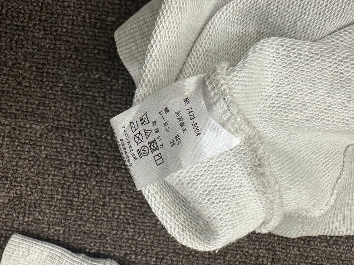 XL)Japanese vintage 헤더 그레이 프린팅 후디 상품이미지4