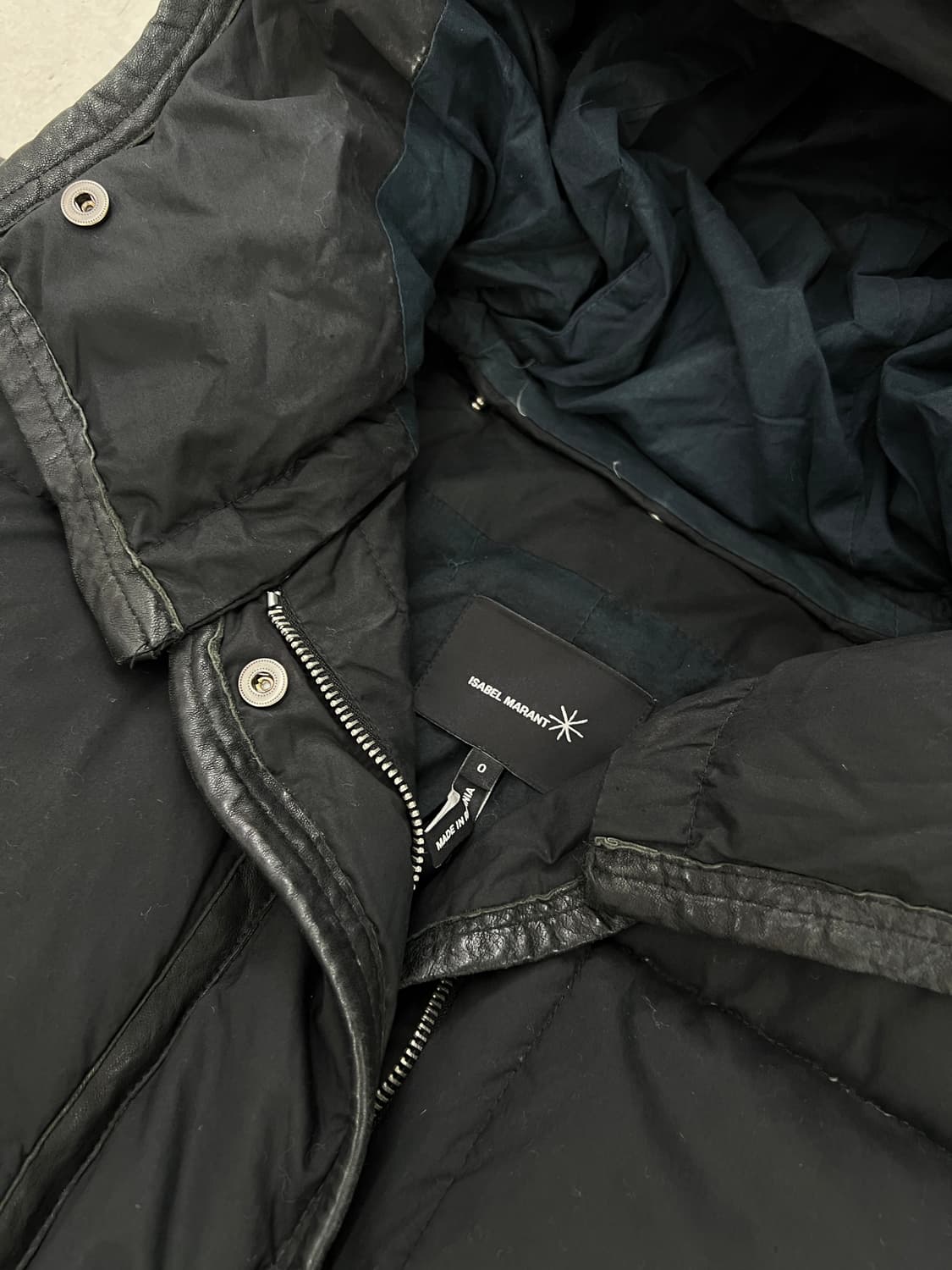 이자벨마랑 레더트림 푸퍼 베스트 상품이미지2