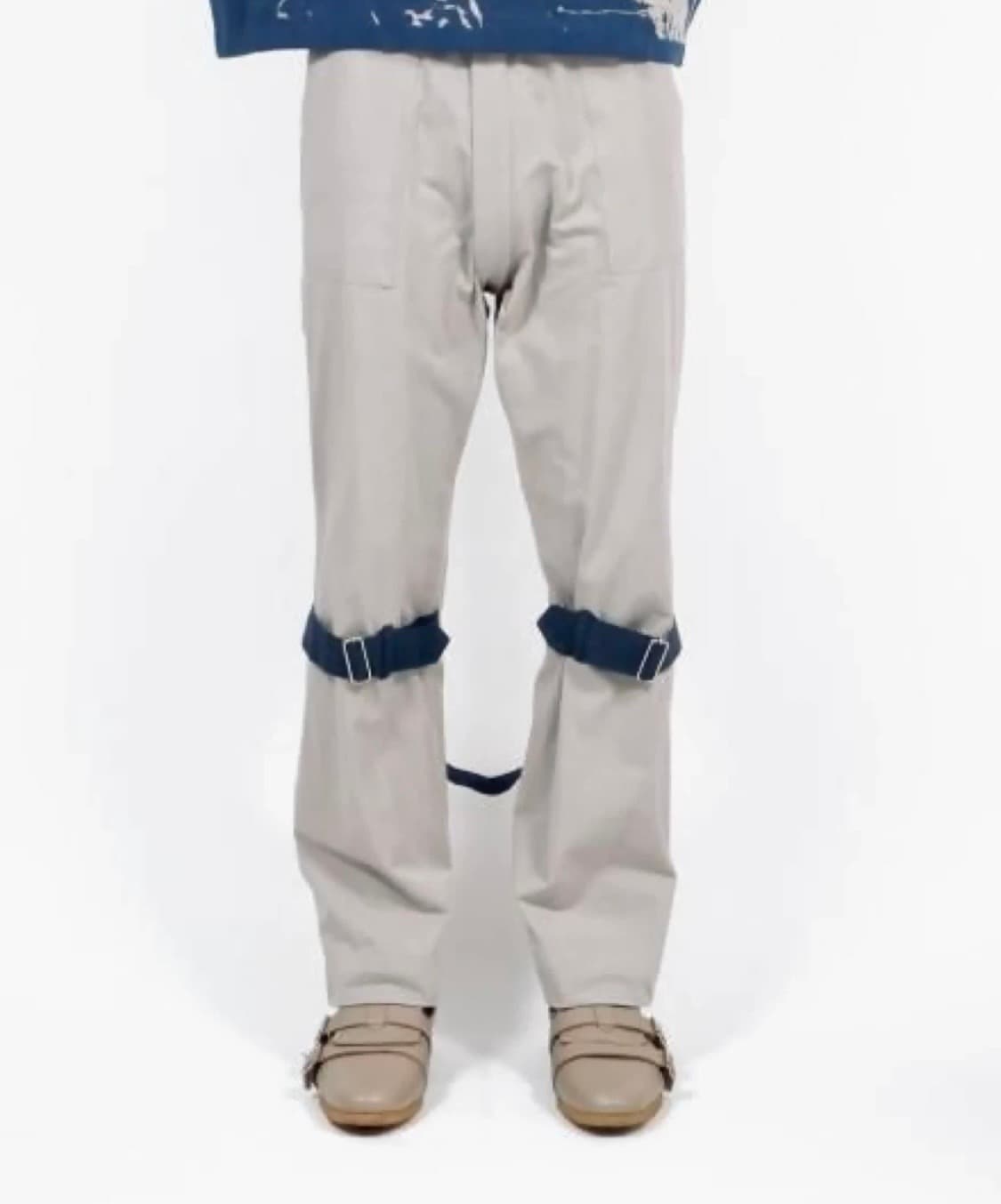 PHINGERIN BONTAGE PANTS GREY x NAVY S 상품이미지2