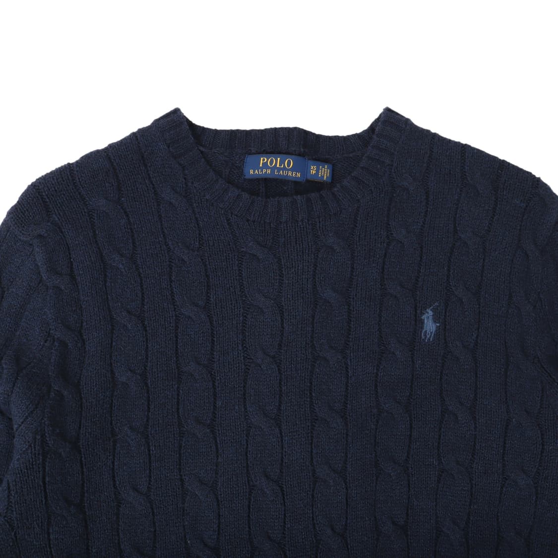 폴로 랄프로렌 네이비 케이블 니트 스웨터 상품이미지2