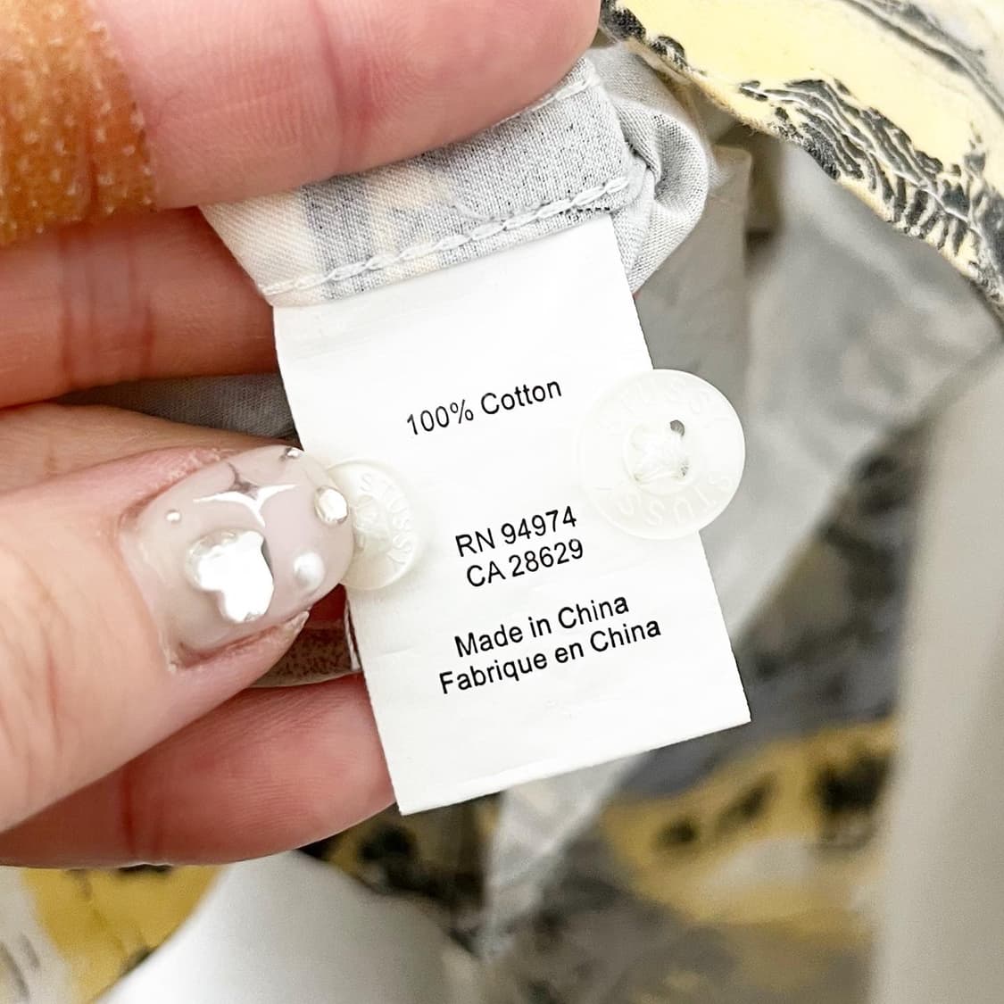 스투시 패턴 코튼 카라 셔츠 상품이미지8