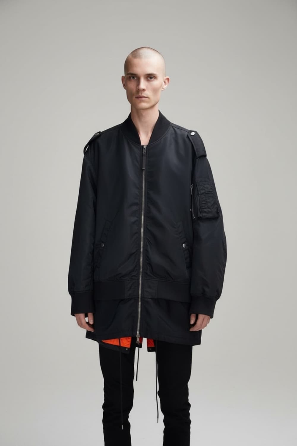 디젤블랙골드 릭오엔스필 나일론 오버핏 롱패딩 상품이미지1