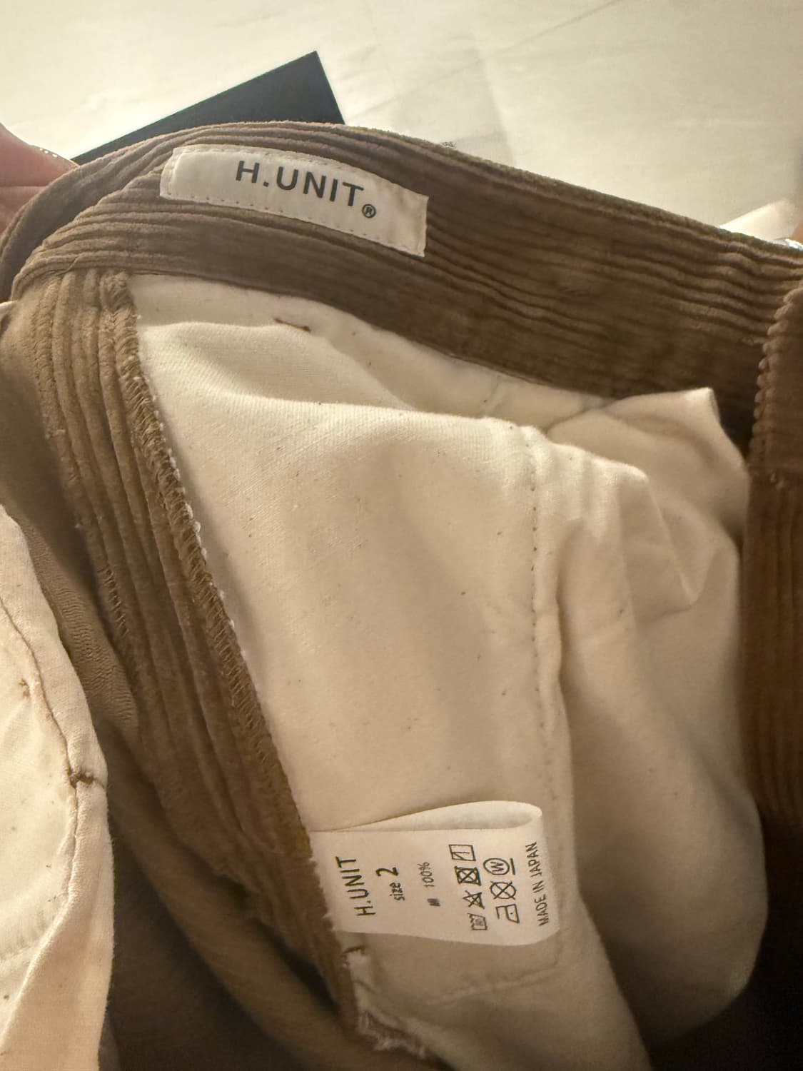 H.unit 일본 빈티지 커스텀 골덴 자켓팬트 세트 상품이미지4