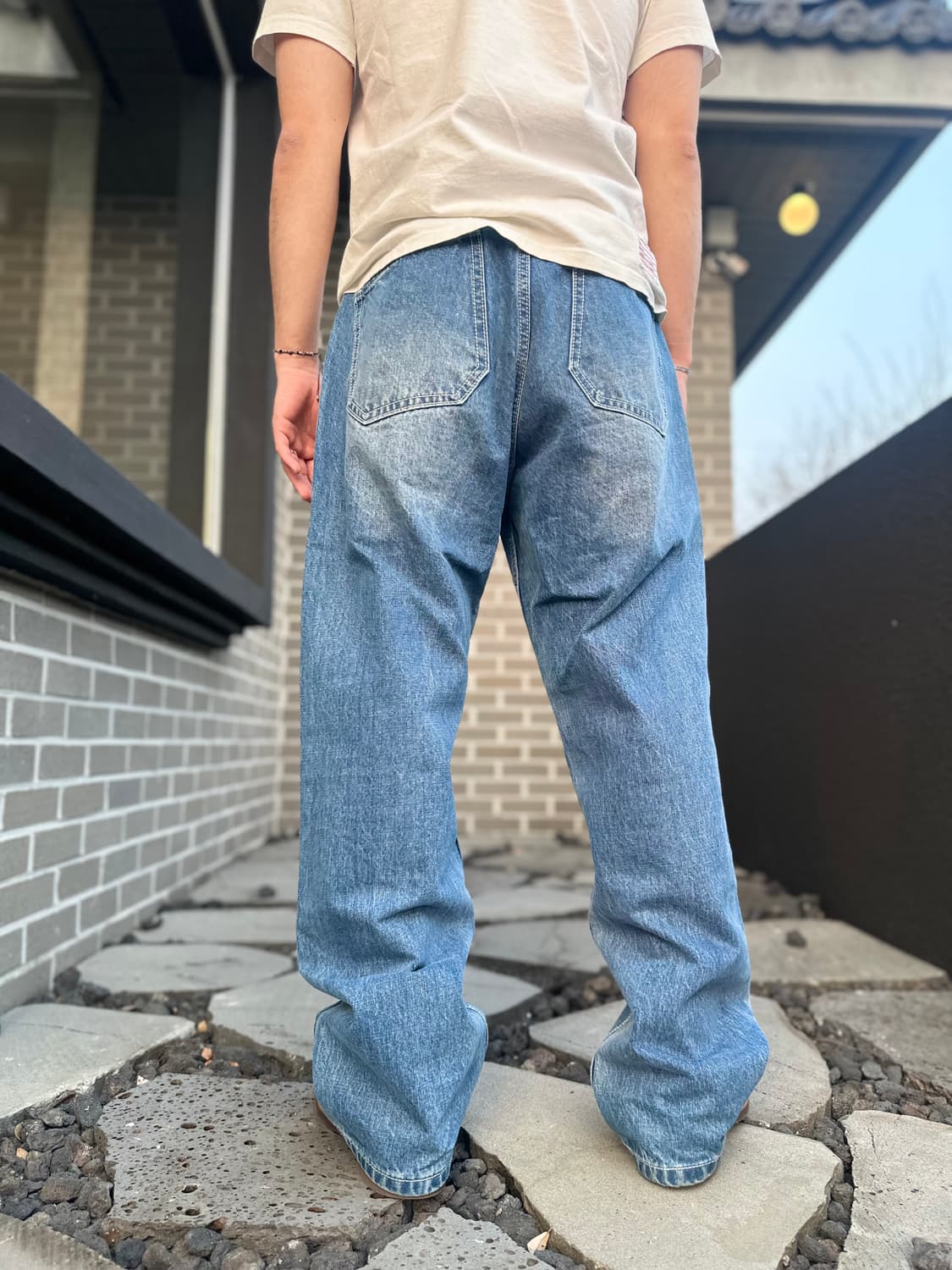 유니폼브릿지 데님 퍼티그 팬츠 상품이미지6