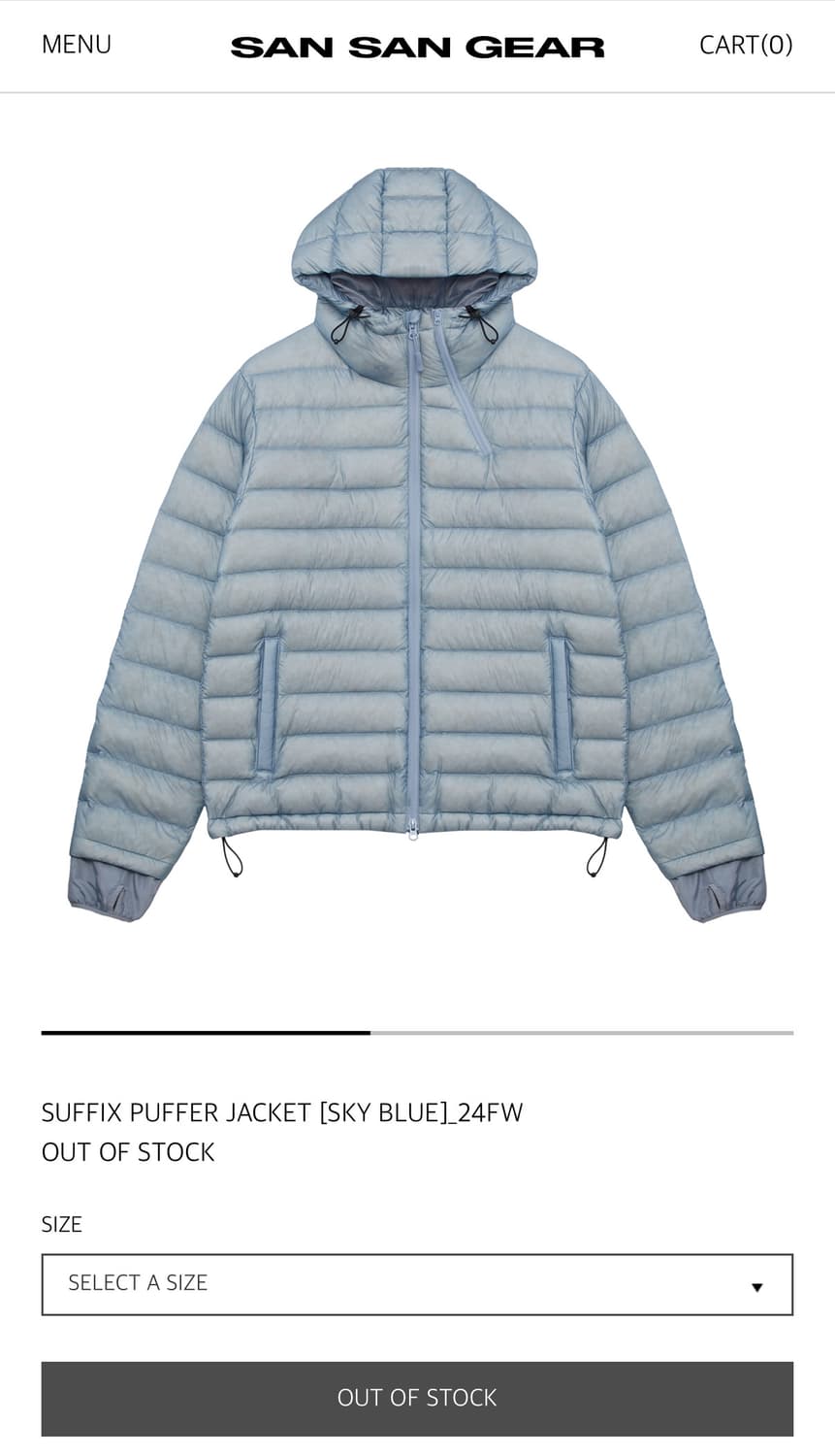 산산기어 서픽스 푸퍼 패딩 24fw 1 상품이미지2