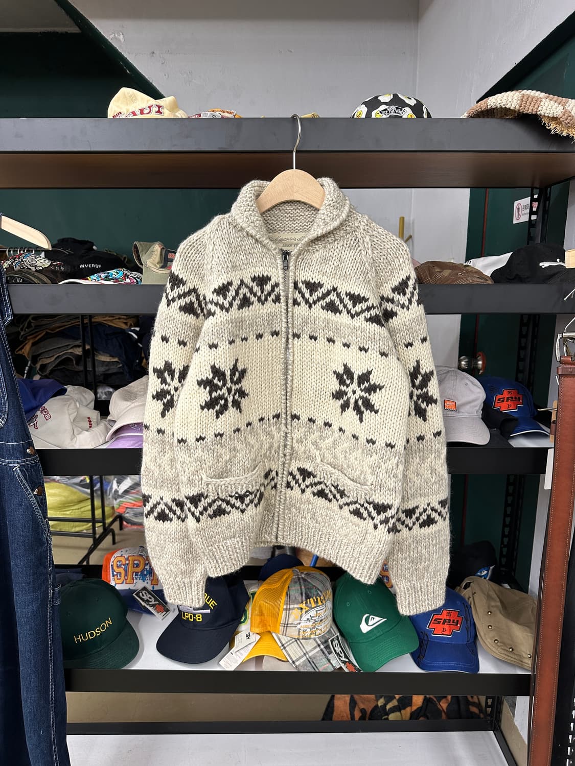 코위스찬 헤비 가디건 상품이미지1