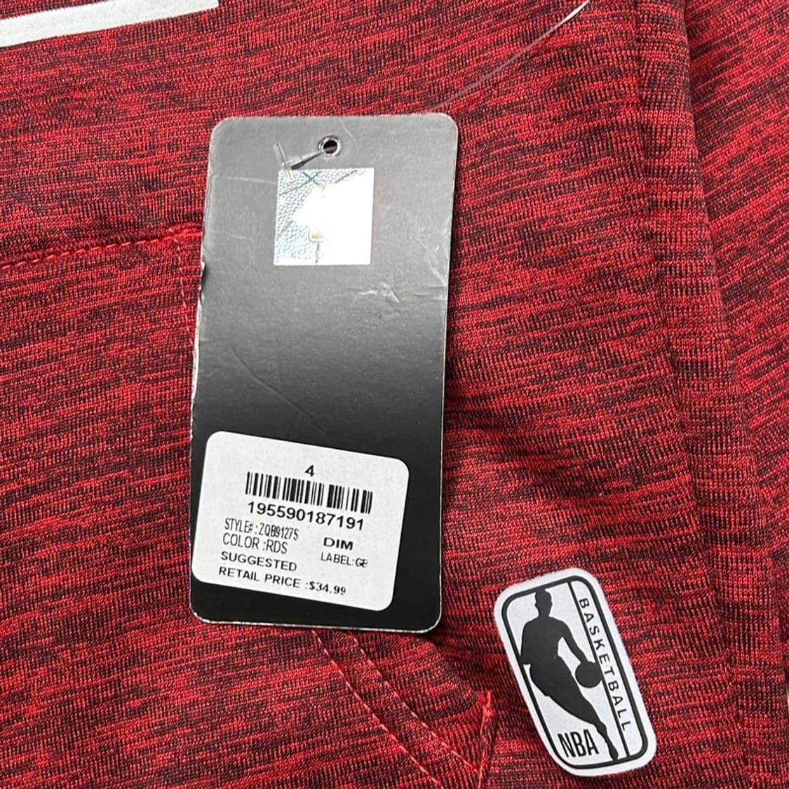 [새제품] NBA 키즈 버건디 후드티 S (4) 상품이미지3