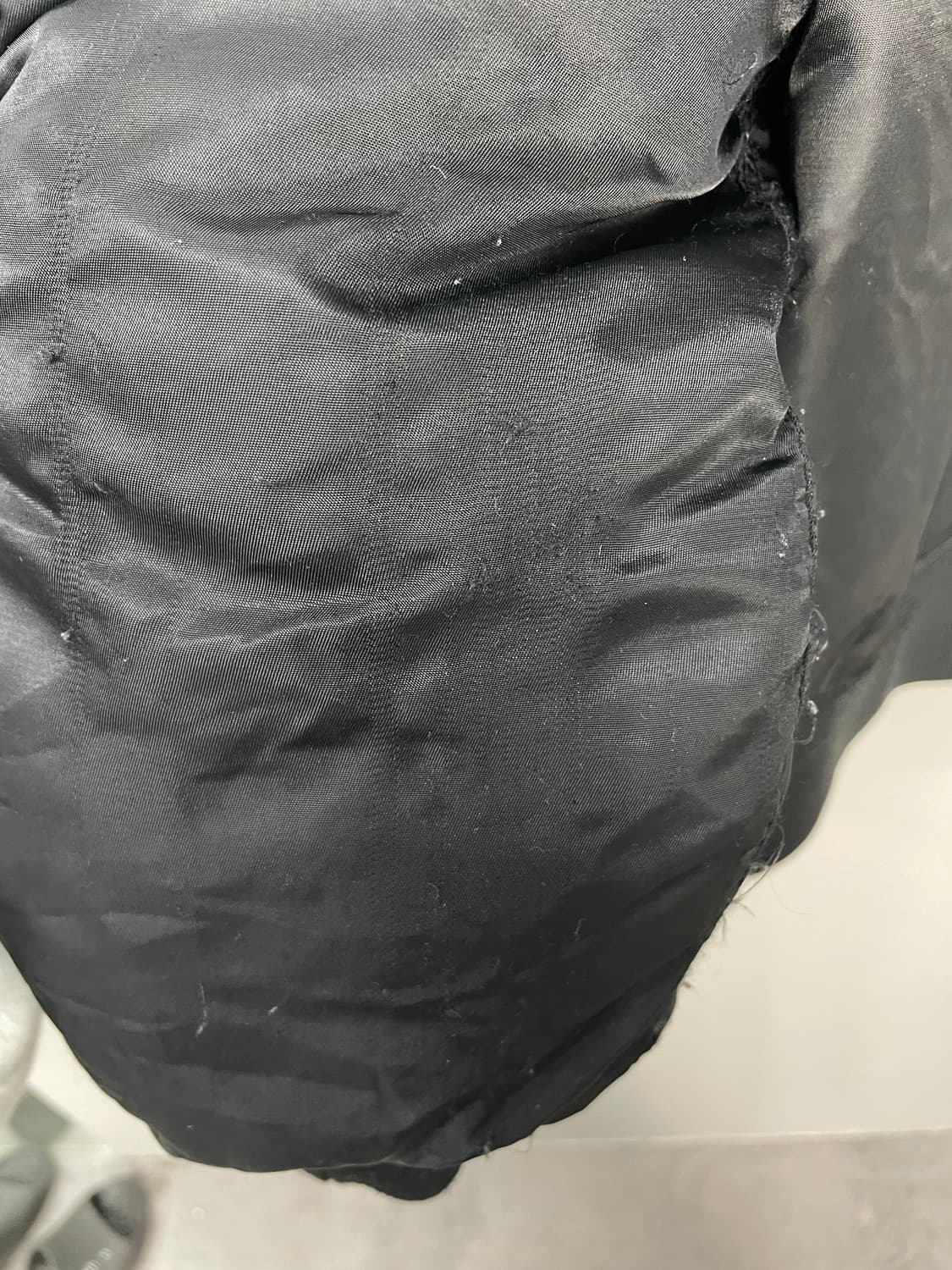 스타터 MA-1 블랙 투포켓 자켓 H1443 상품이미지10