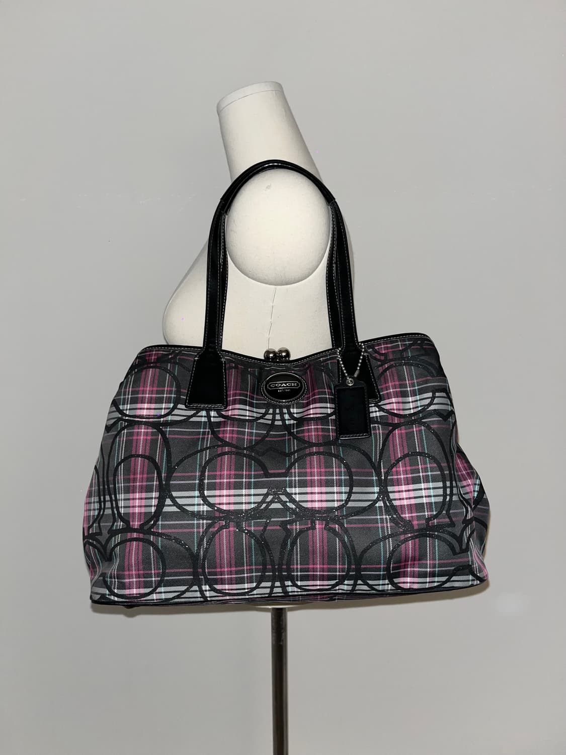 2000ss Coach Check Shoulder bag 상품이미지1