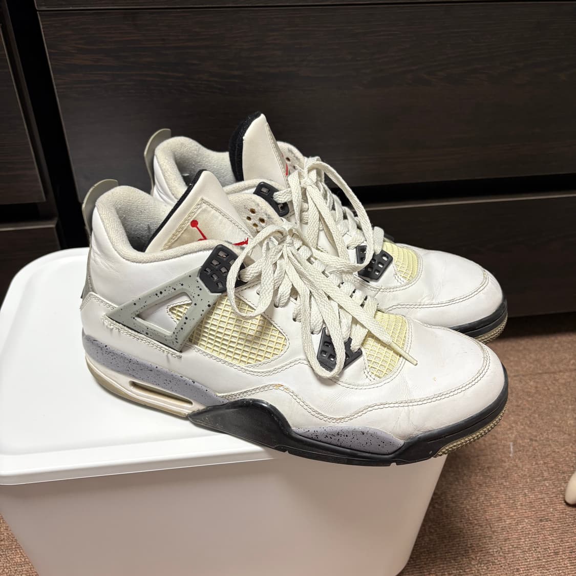 Nike Jordan 조던 4 시멘트 og 285 상품이미지3