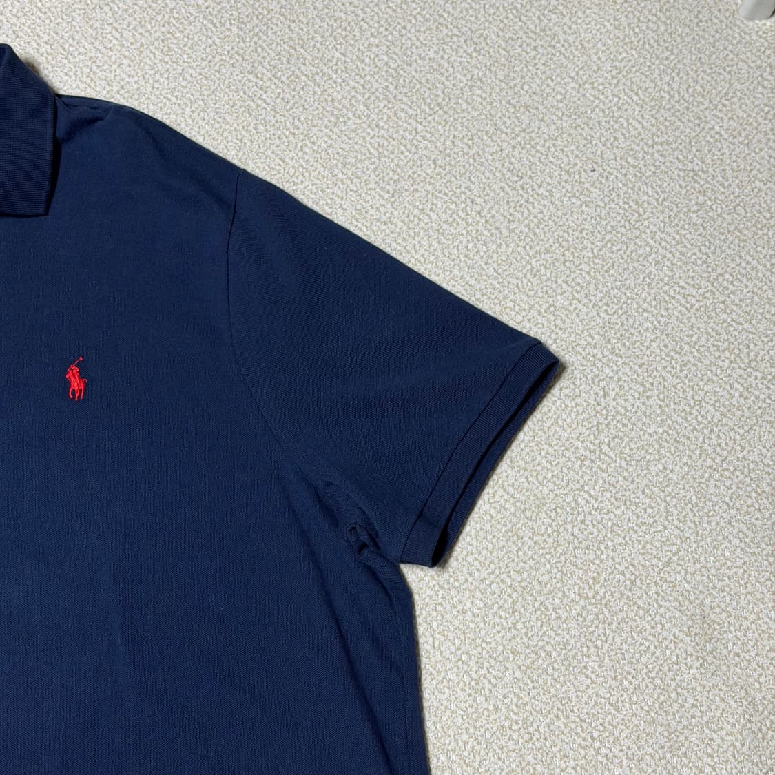 폴로 랄프로텐 XXL PK 반팔 카라티 네이비 상품이미지4
