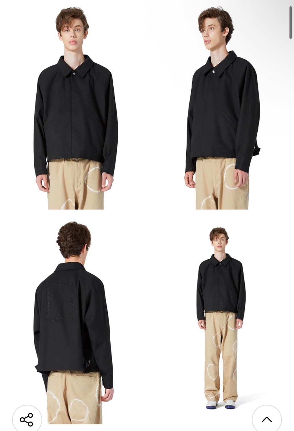 에스아이씨 스웨이드 자켓 블랙 상품이미지2