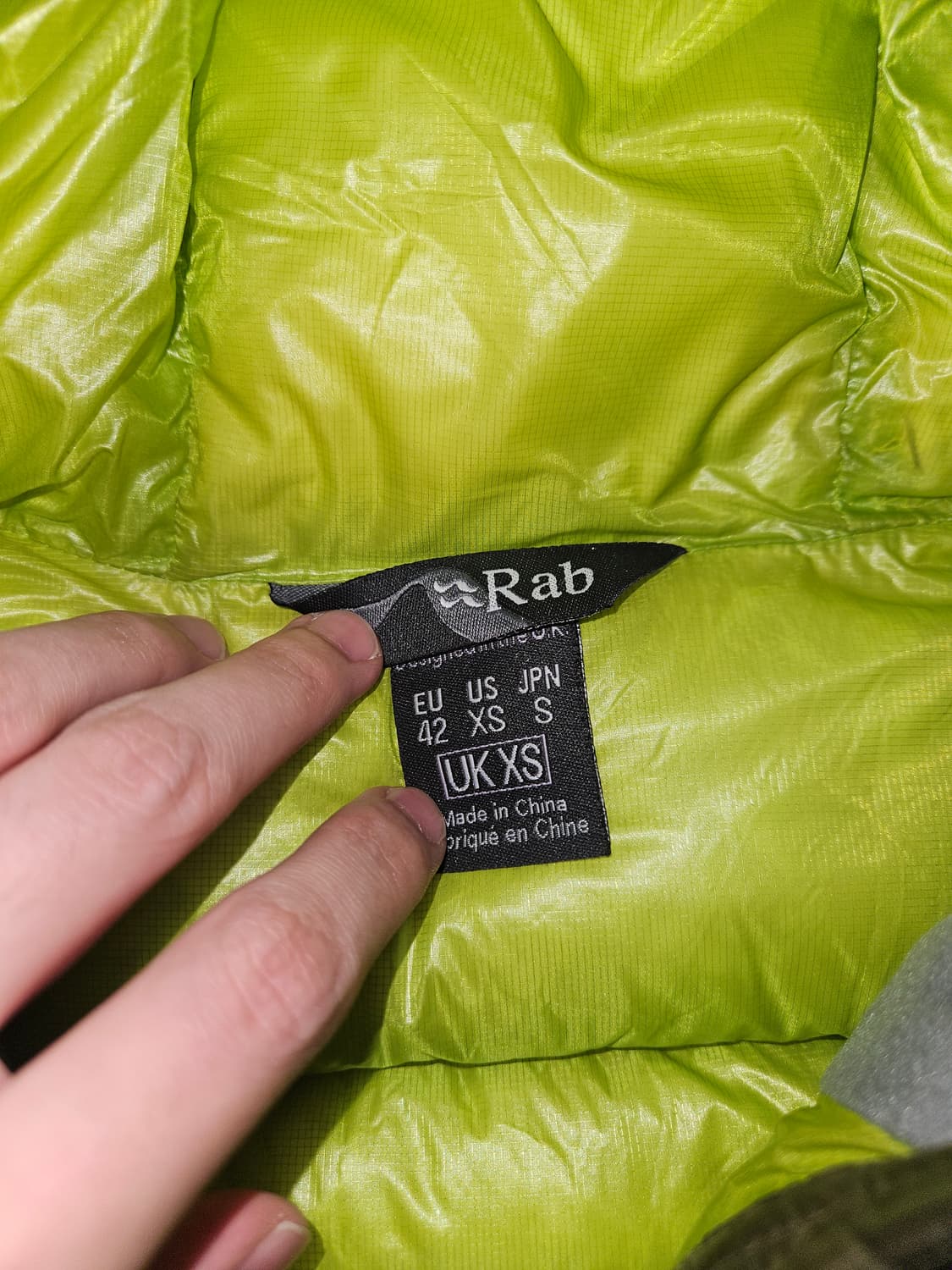 Rab 인피니티 자켓 상품이미지3