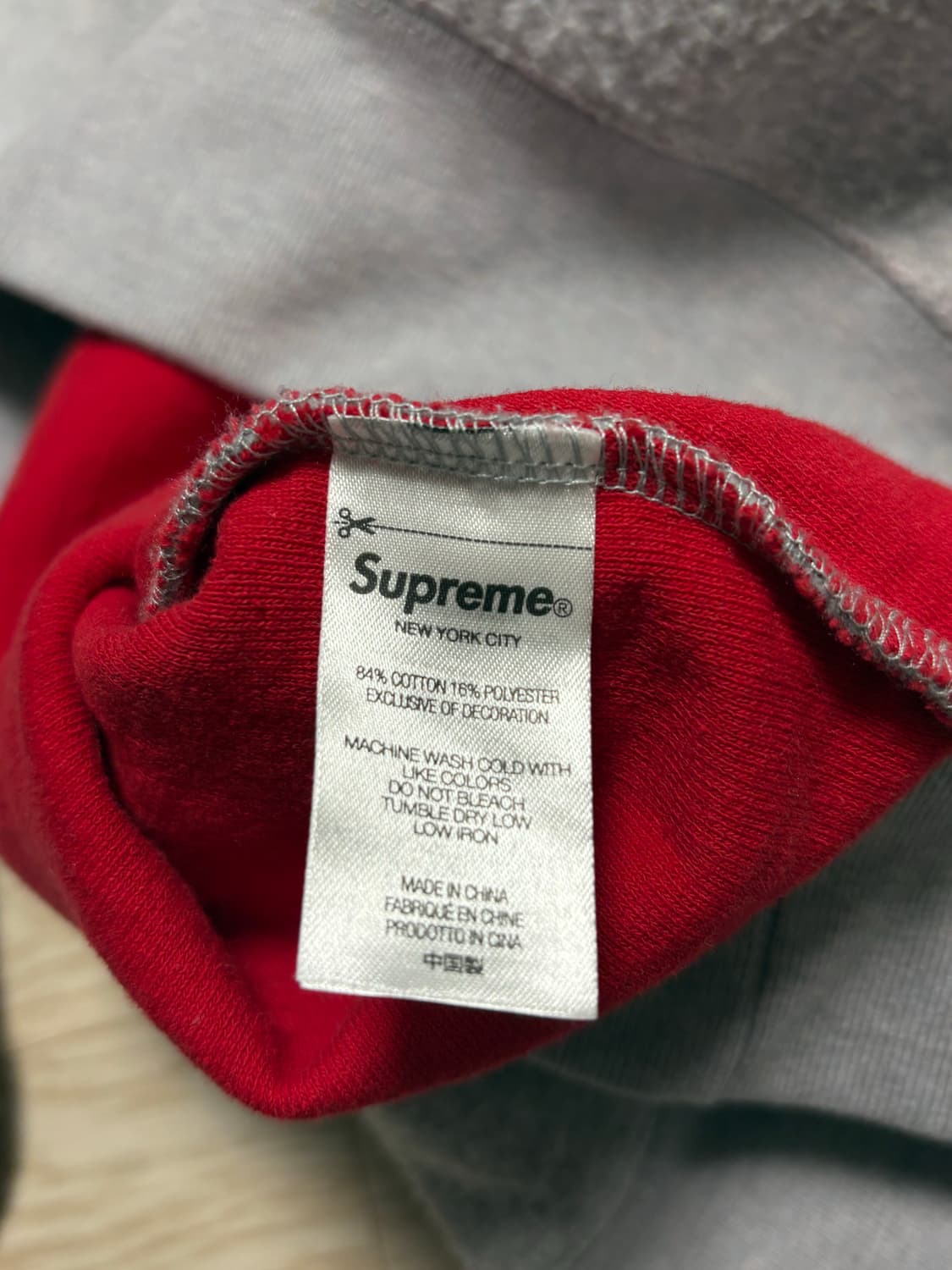 슈프림 23ss 인사이드아웃 박스로고 후드티 상품이미지9