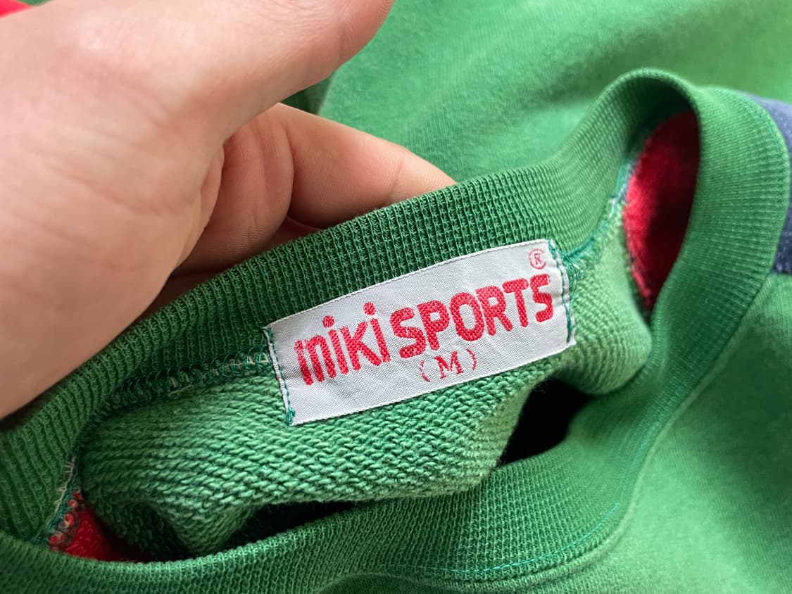 9~00s Miki sport 미키 스포츠 숄더패치 스웻 J04097 상품이미지7