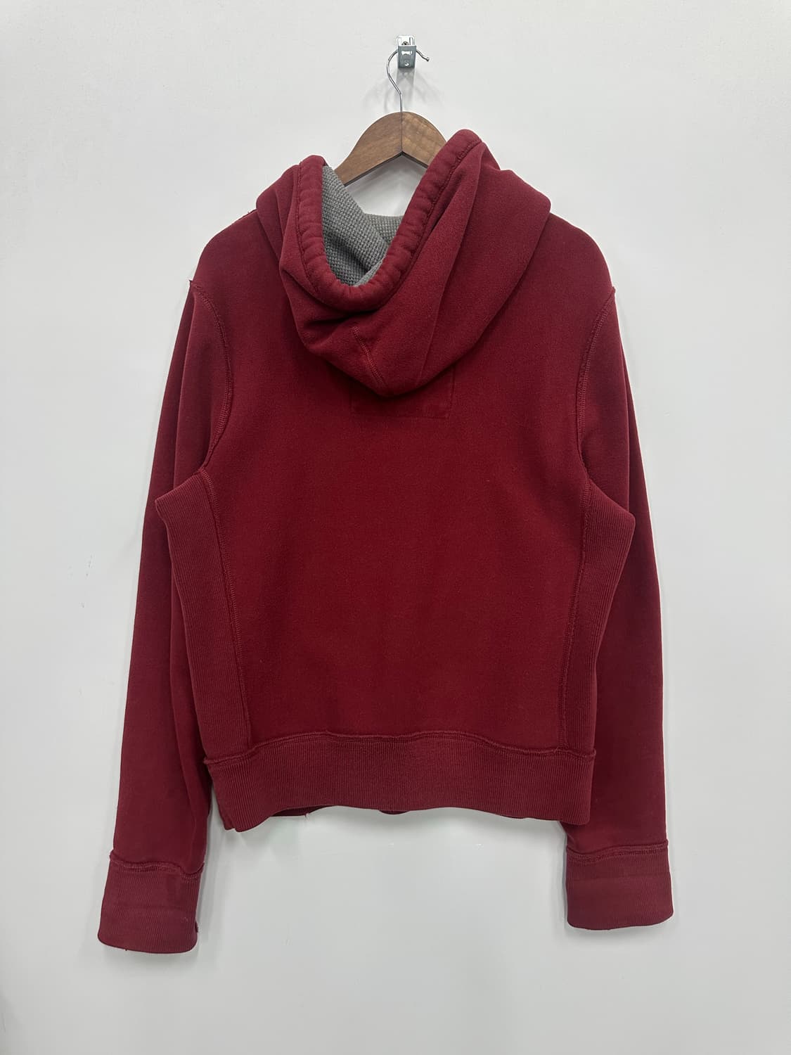 아베크롬비 버건디 후드티  상품이미지5