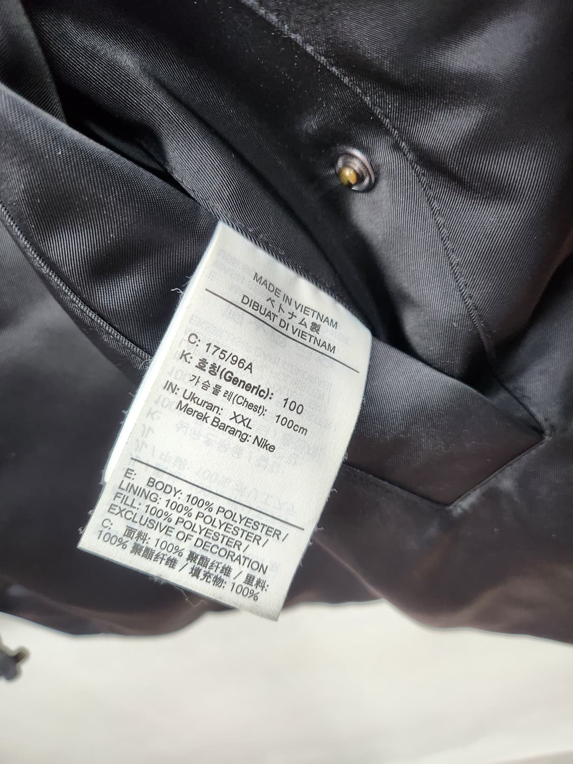 나이키 스포츠웨어 크림베이지 패딩자켓  L 100 새제품급 상품이미지8