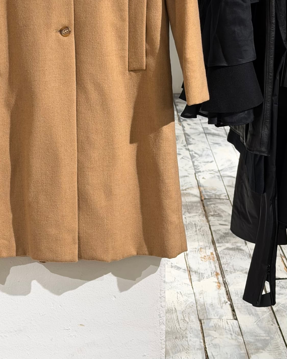 미우미우 베이지 클래식 울 코트 상품이미지6