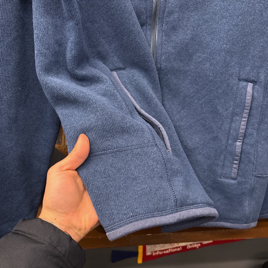 파타고니아 맨즈 베터 스웨터 플리스 풀집업 자켓 스톤블루 N888 상품이미지6