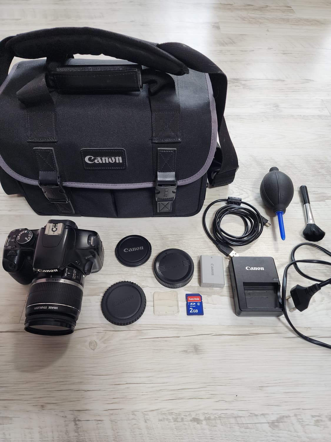 CANON 캐논 EOS 450D+번들렌즈(18-55)셋 팜. 크롭 바디 상품이미지1