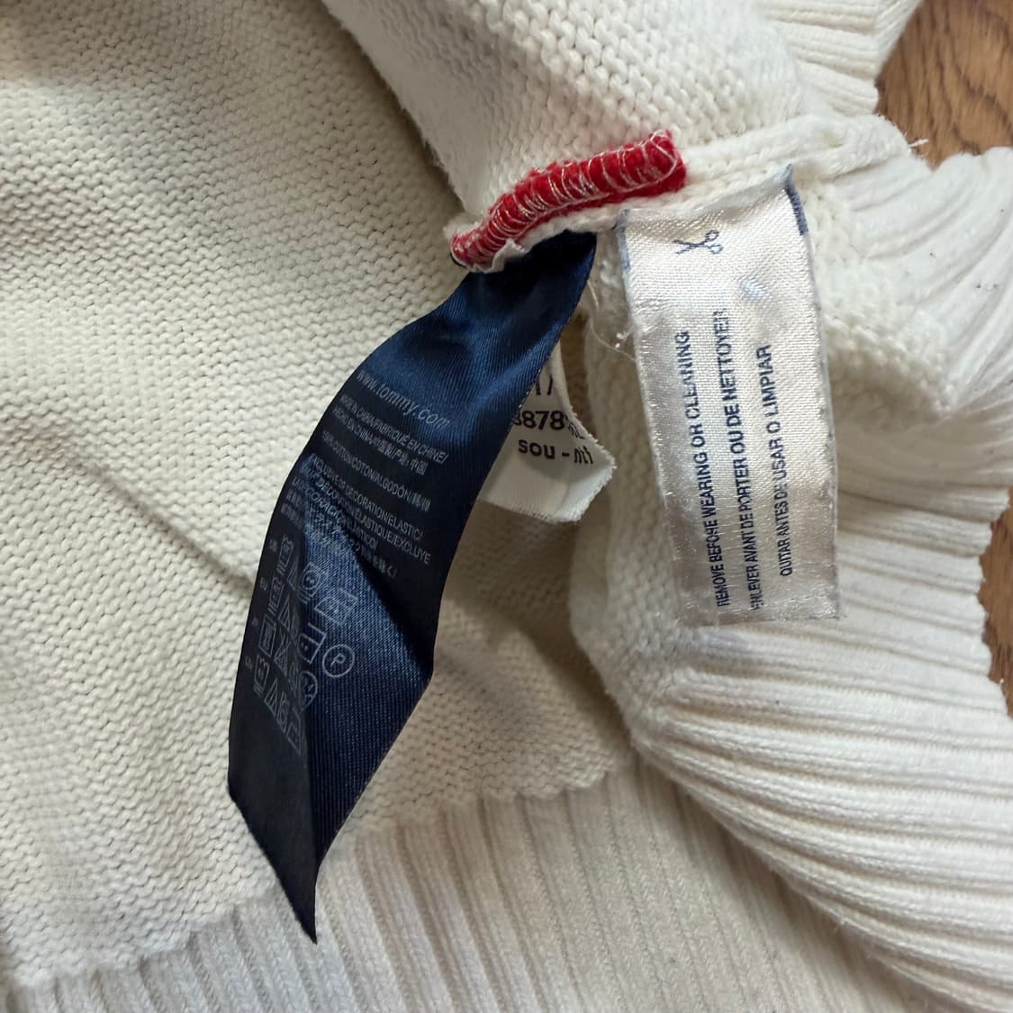 타미 힐 피거 스트라이프 크루넥 니트 상품이미지5