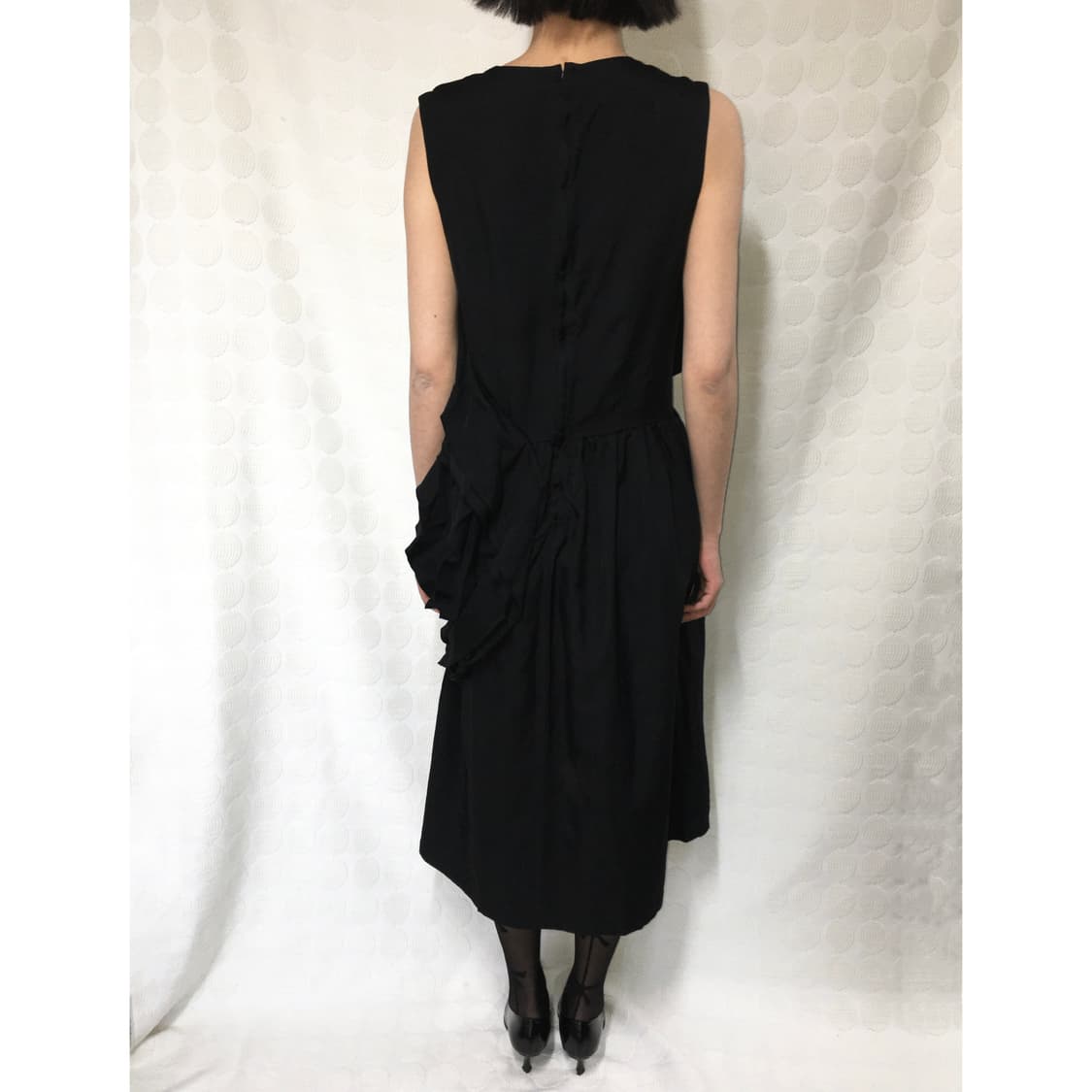 꼼데가르송 2015ss 블랙 로즈 드레스 상품이미지3