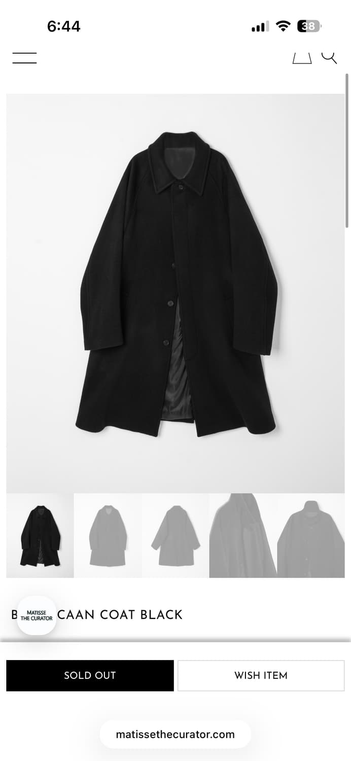 마티스더큐레이터 발마칸 코트 3 상품이미지1