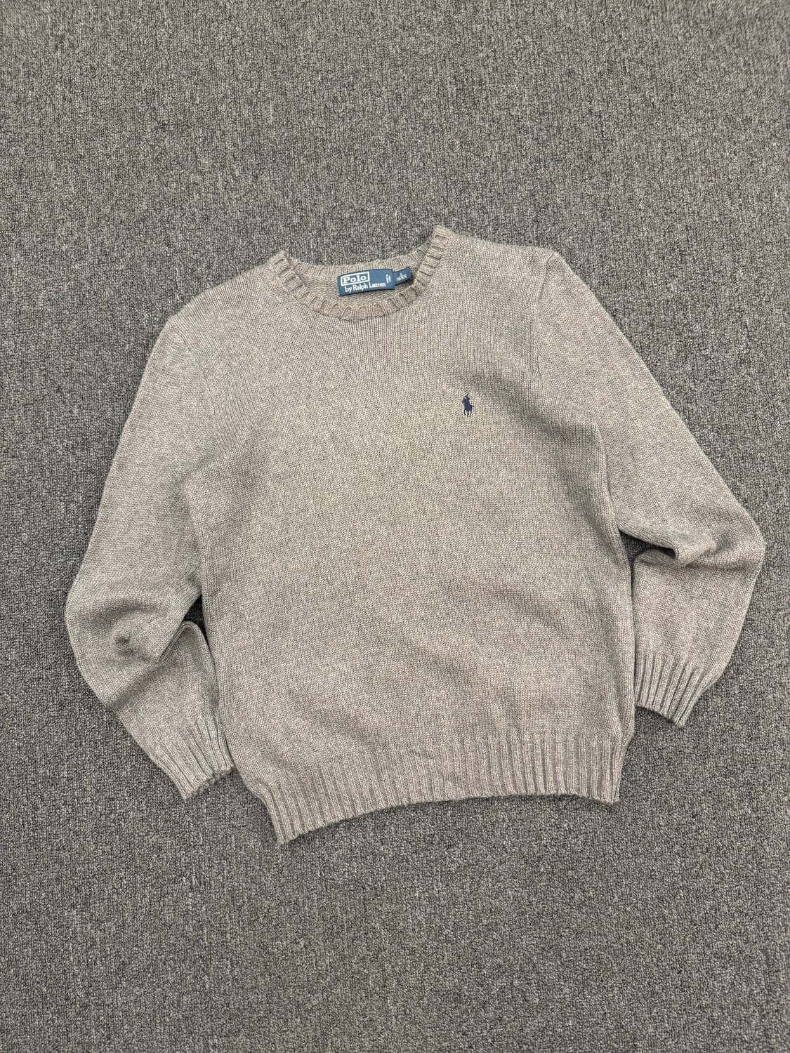 S)폴로 랄프로렌 빈티지 그레이 니트 상품이미지1