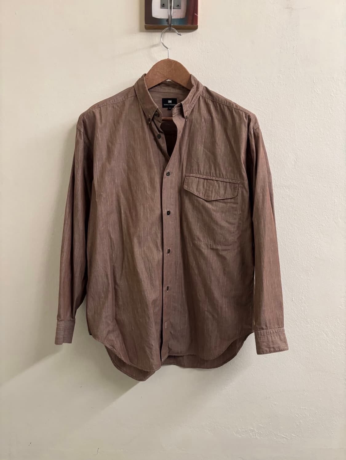 이세이 미야케 브라운 셔츠 상품이미지1