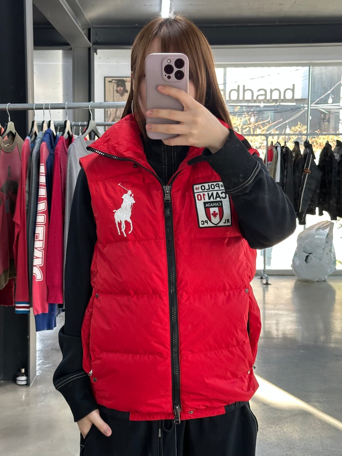 폴로랄프로렌 치프키프 캐나다 투웨이 푸퍼베스트 상품이미지5