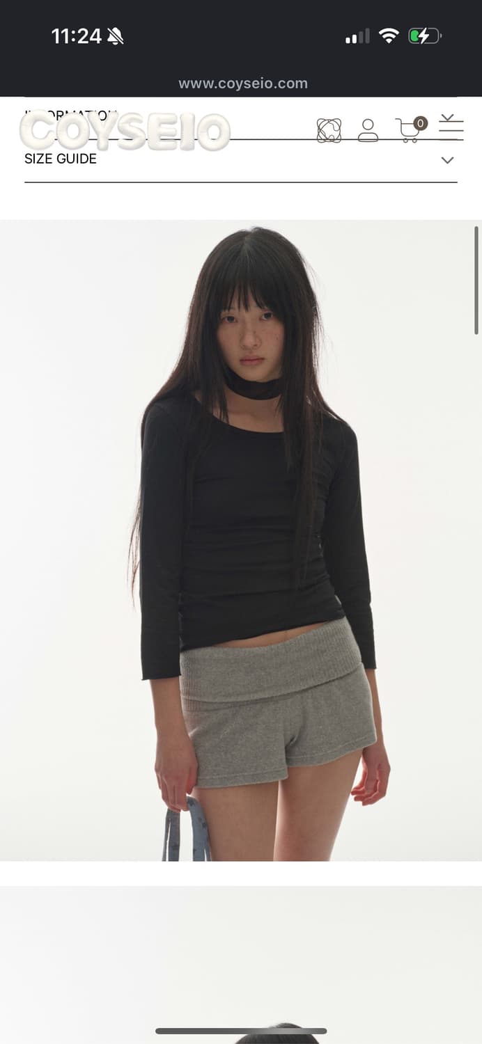 코이세이오 백 서클 카프리 슬리브 블랙 상품이미지2