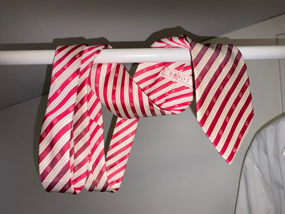 (무료배송) 명품 로에베 넥타이 상품이미지2