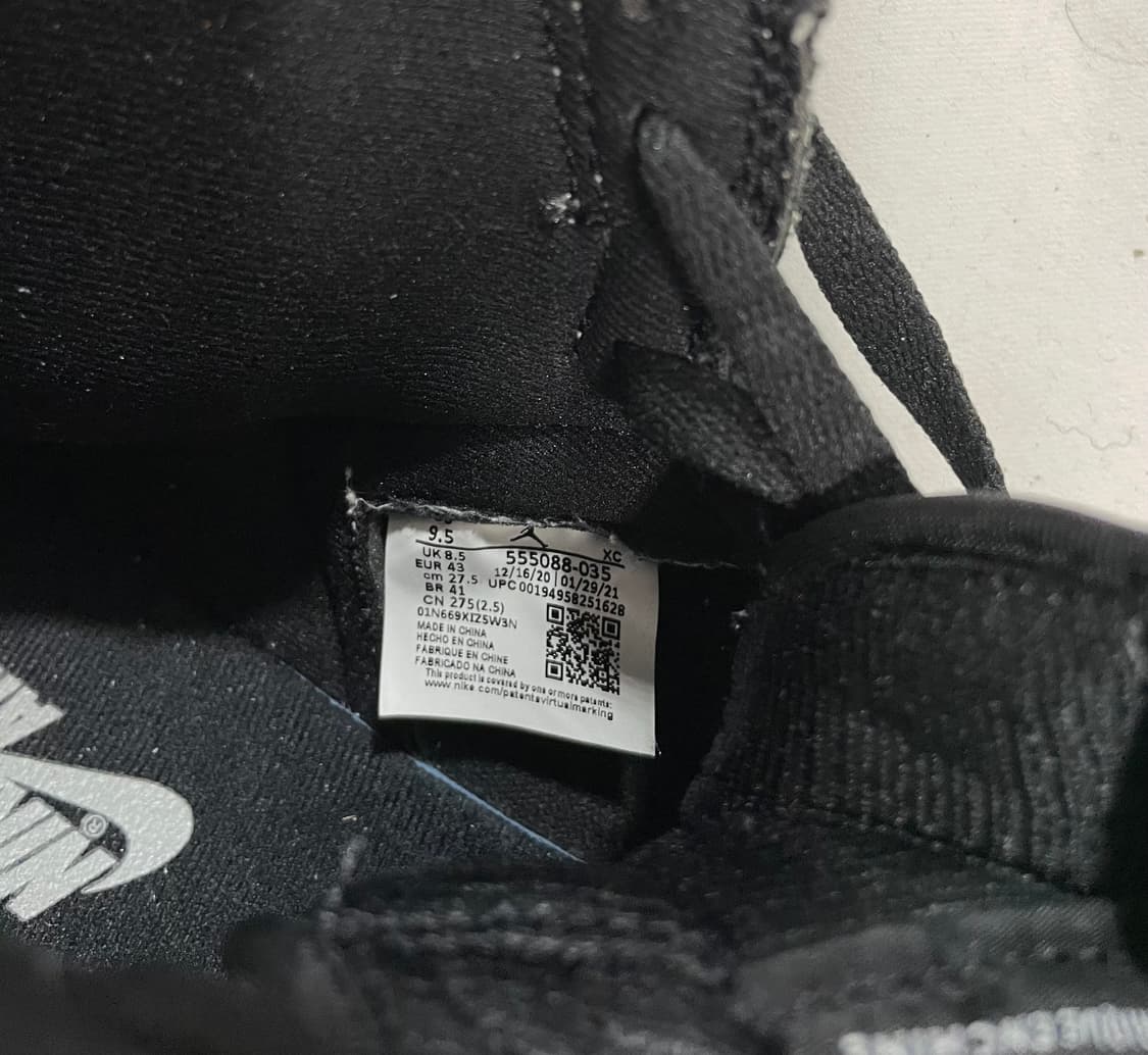 조던1 레트로 하이 OG 쉐도우 2.0 상품이미지7