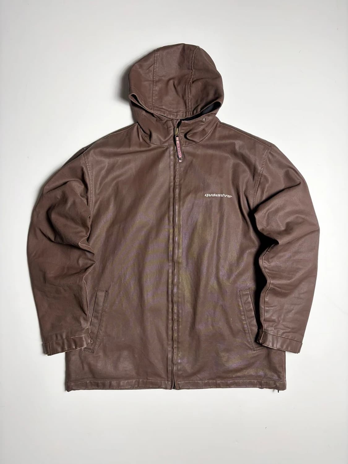 퀵실버 Quiksilver 백 빅로고 후드 집업 자켓 R1317 상품이미지1