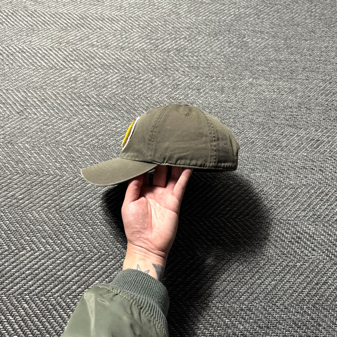 랄프로렌 폴로진스 67 윙 로고 패치 RRL 맛 볼캡 상품이미지3