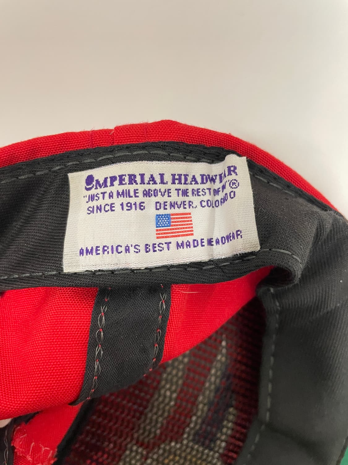 미국 빈티지 볼캡 콜로라도덴버 1916 상품이미지5