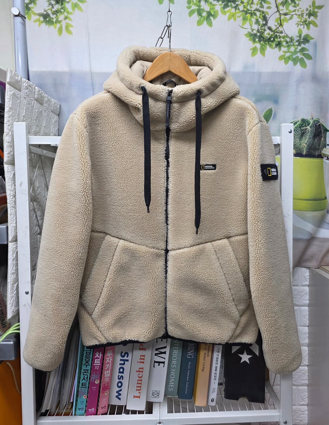 내셔널지오그래픽 후리스 M  플리스 코스토니 숏 뽀글이 풀집업 XD68 상품이미지1