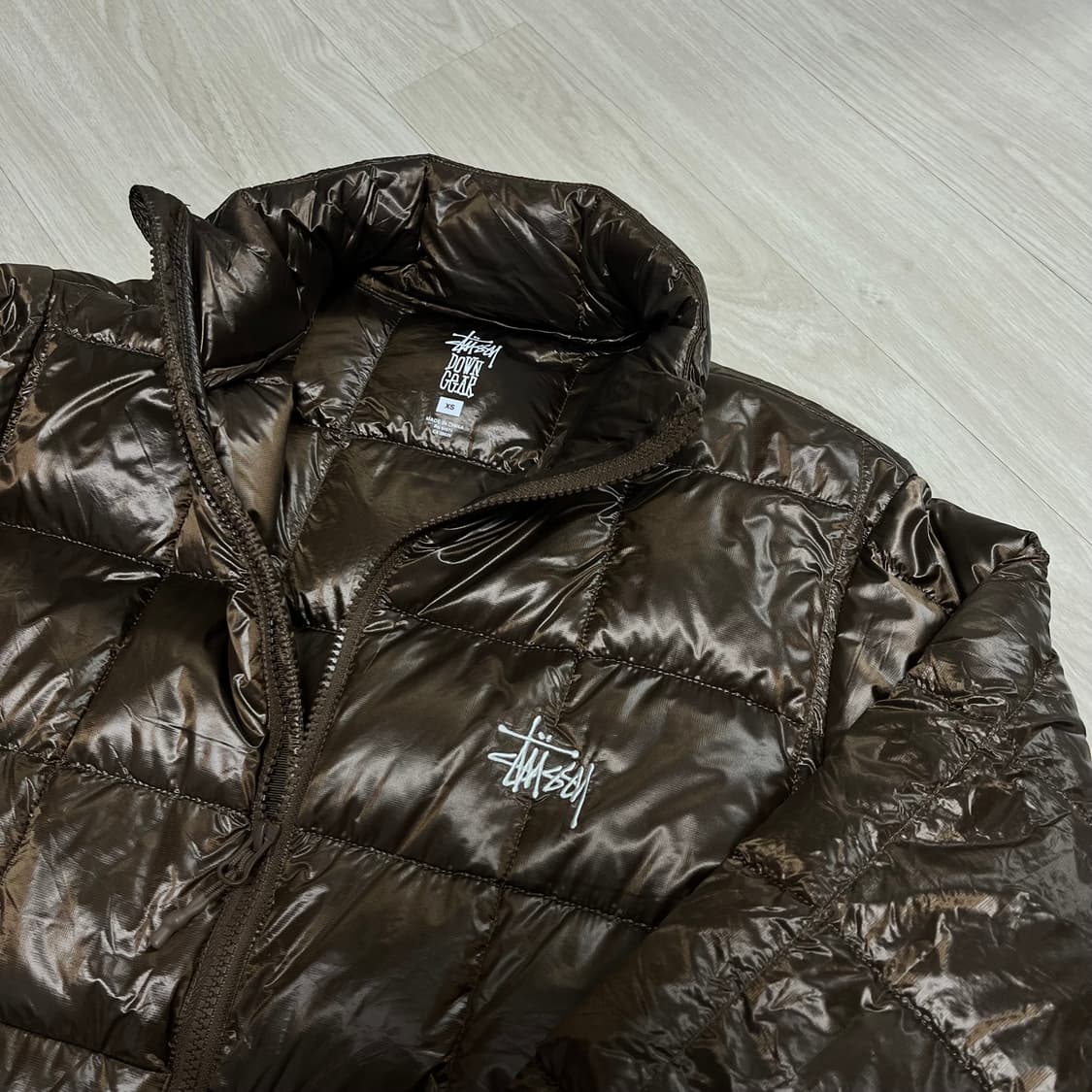 [1회착용] Stussy 스투시 미드웨이트 푸퍼 XS 상품이미지6