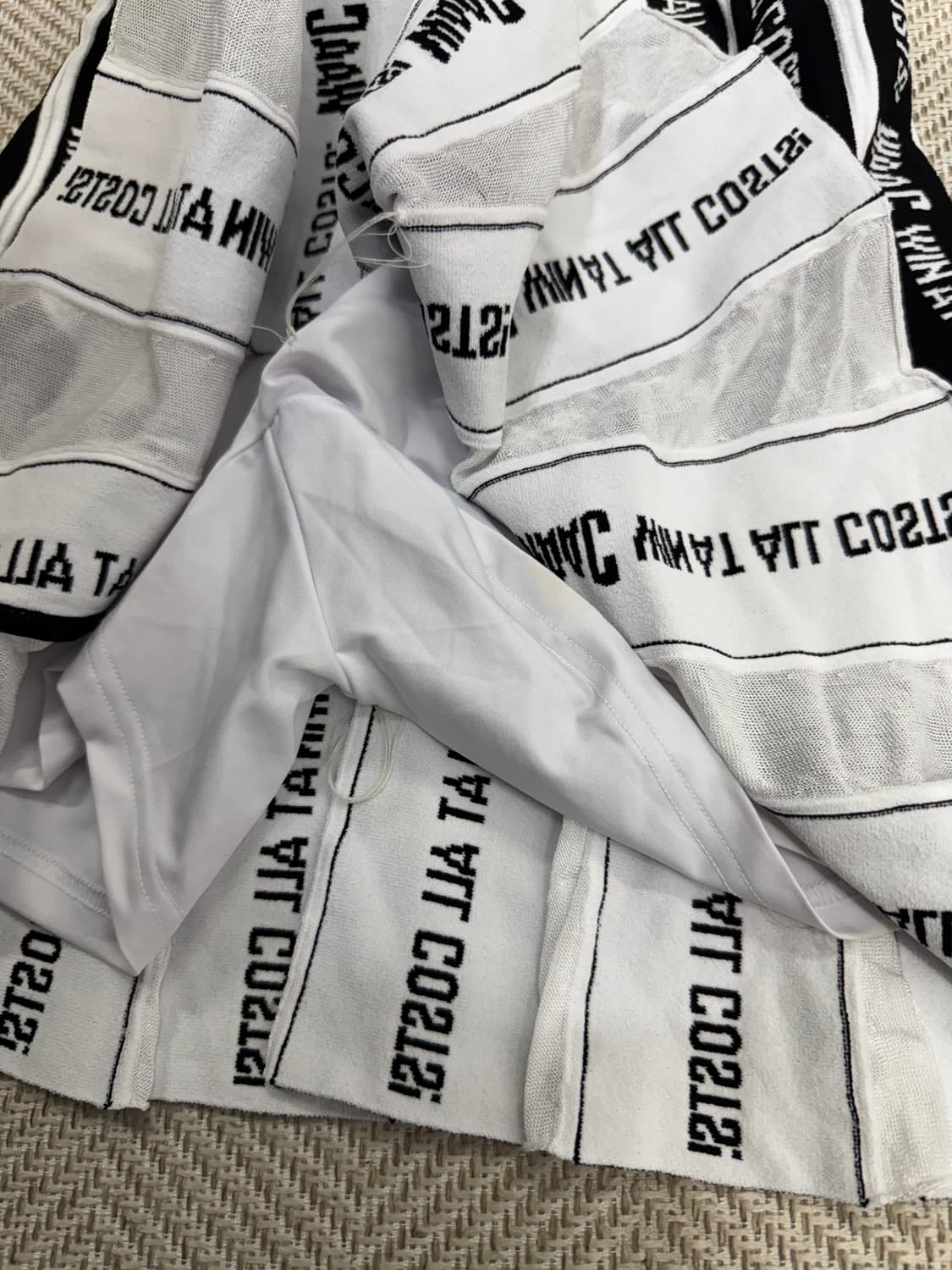 정품) WAAC 왁골프 22ss 올오버 로고 니삭스 스커트 1 상품이미지6