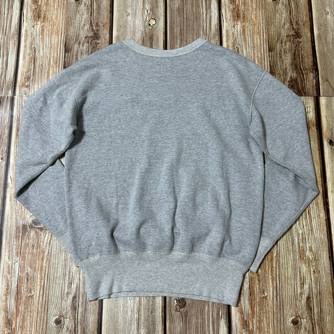 더블웍스 by 웨어하우스 펠트 프린팅 스웻셔츠 그레이 색상 L 사이즈 상품이미지2