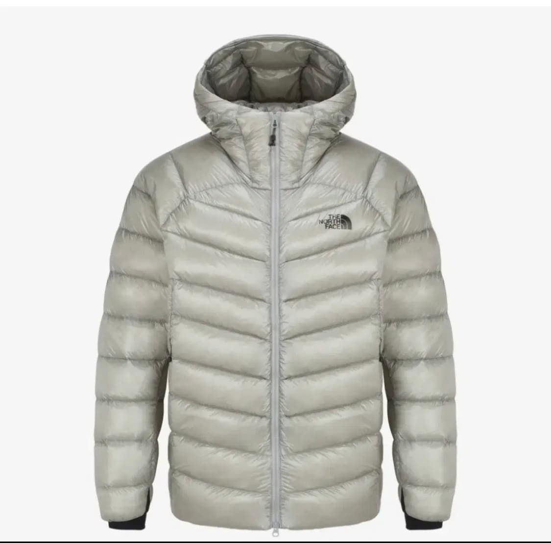 새상품 M) 노스페이스 써밋 마테호른 RDS 다운 자켓 라이트 그레이 M 상품이미지1