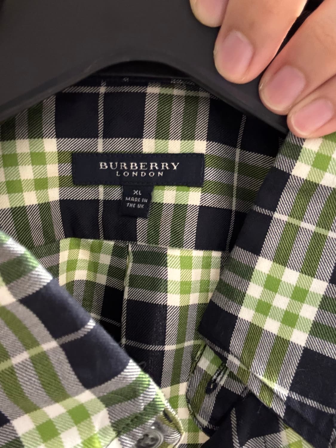 Burberry 버버리 체크 셔츠 XL 상품이미지5