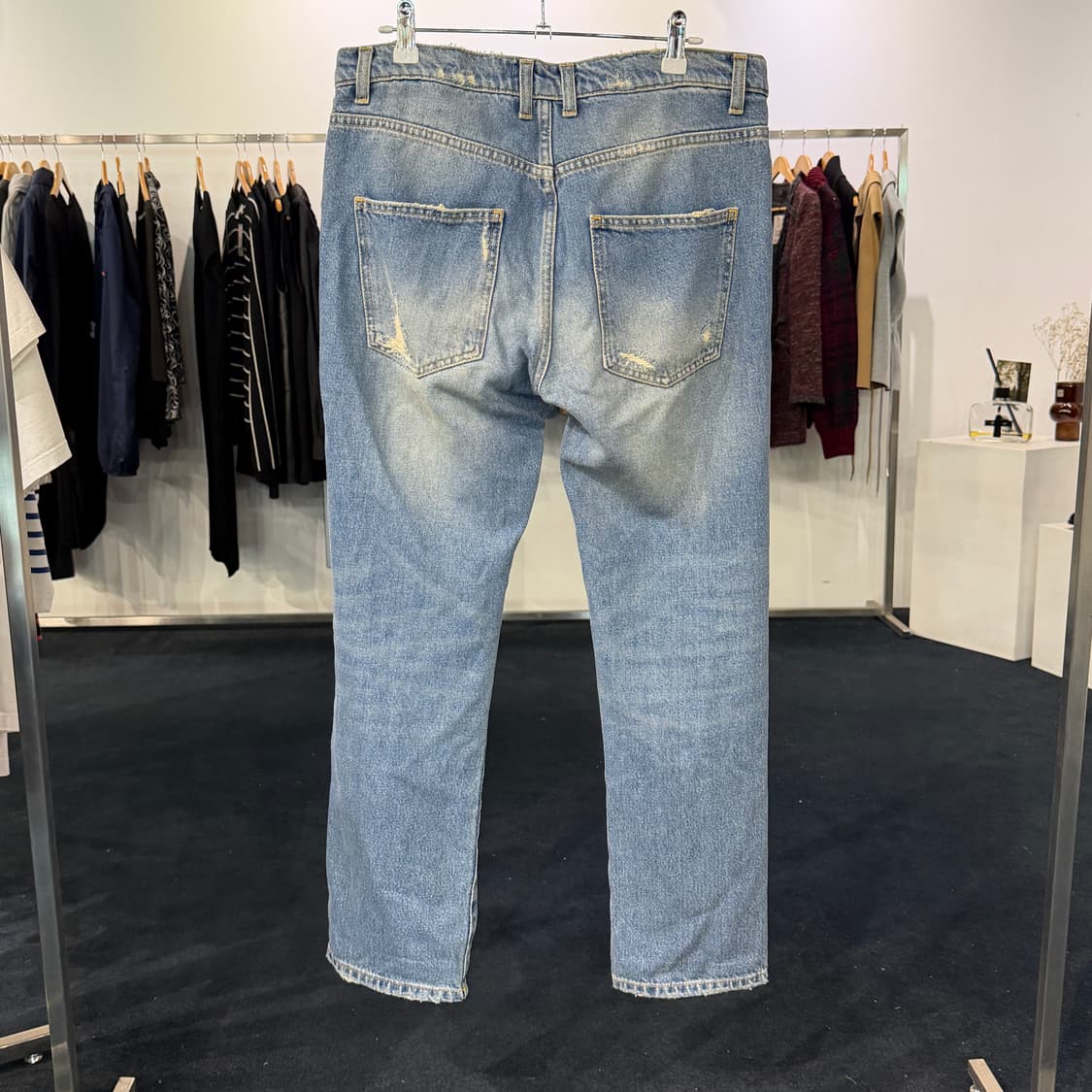 [32] MSGM 디스트로이드진 데님 청바지 상품이미지2