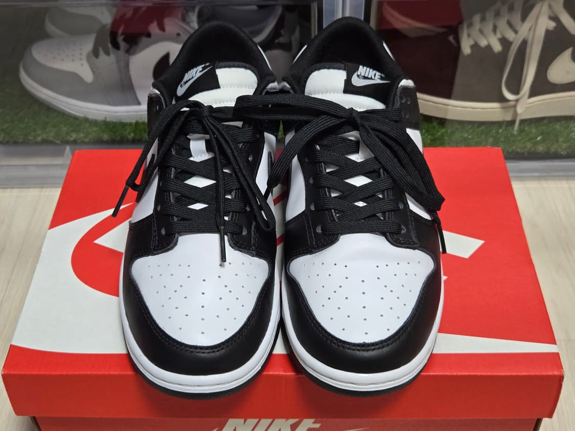 [판매](260)나이키 덩크 로우 레트로 블랙(범고래) 상품이미지4